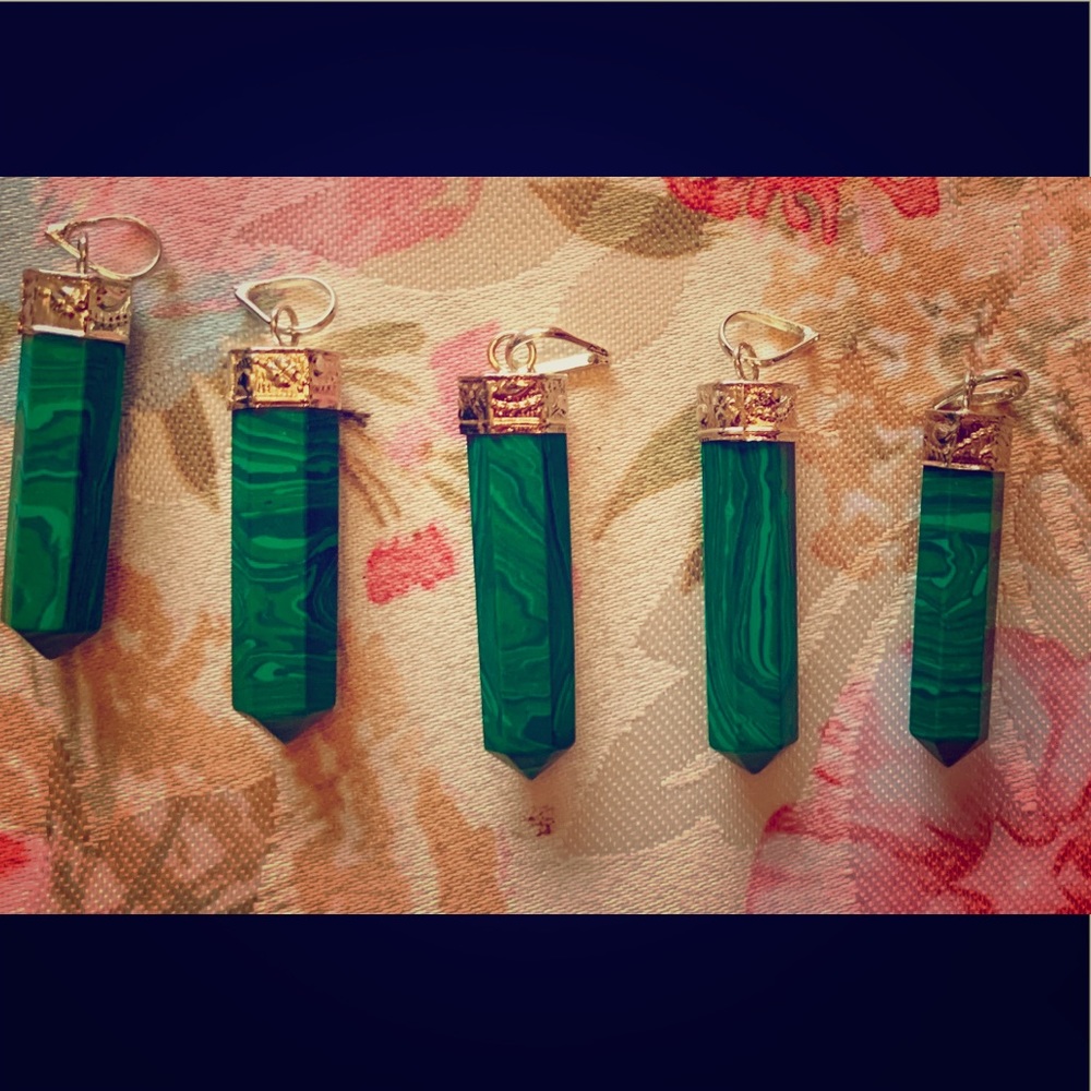 Malachite Pendants